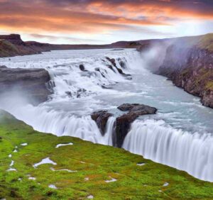 Vodopád Gullfoss